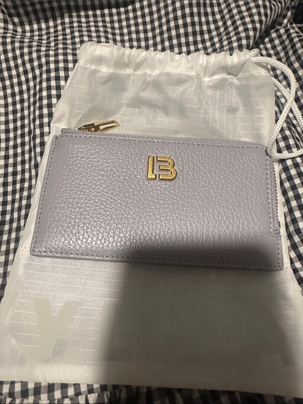 BIMBA Y LOLA Lavender  Zip Card Wallet